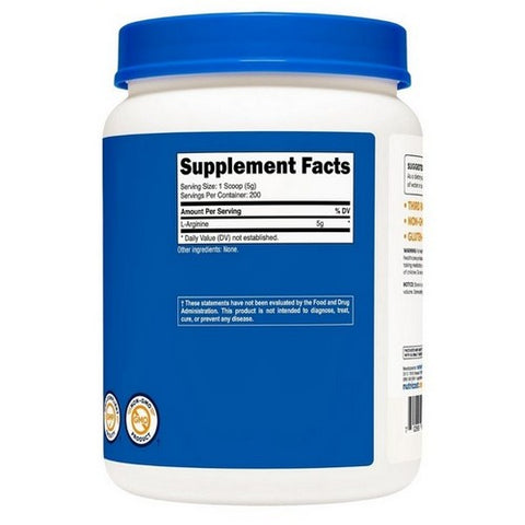 Nutricost, L-Arginine Powder, 1 Kg