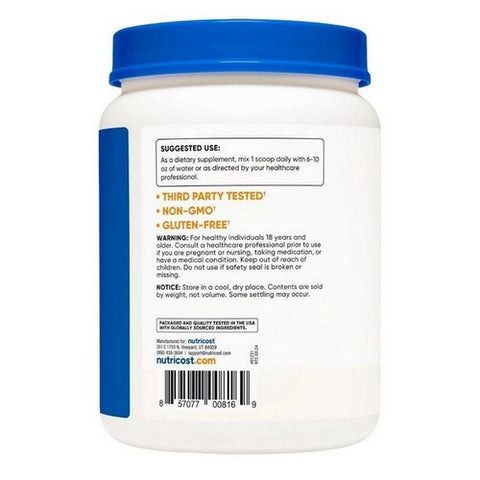 Nutricost, D-Aspartic Acid Powder, 500 Grams