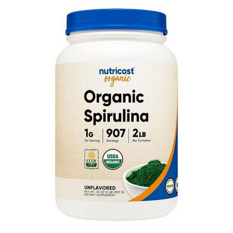 Nutricost, Organic Spirulina Powder, 2 Lbs