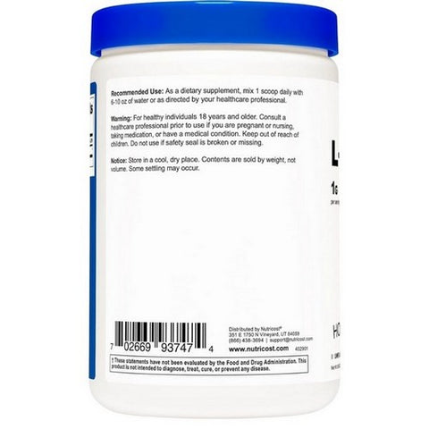 Nutricost, L-Tyrosine Powder, 250 Grams