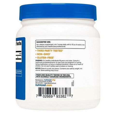 Nutricost, Taurine Powder, 500 Grams