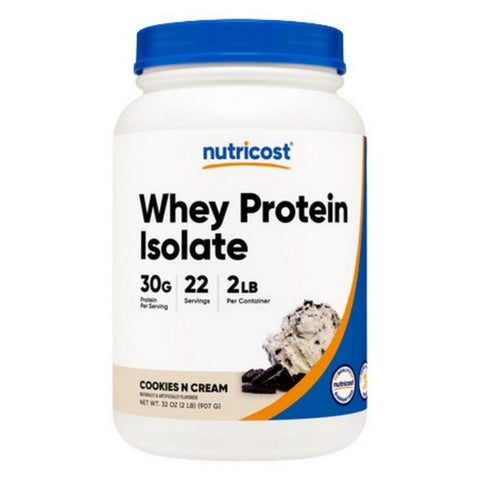 Nutricost, Whey Protein Isolate Powder Cookies & Cream, 2 Lbs