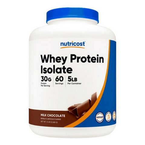 Nutricost, Whey Protein Isolate Powder Chocolate, 5 Lbs
