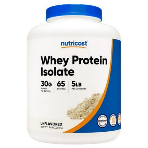 Nutricost, Whey Protein Isolate Powder, 5 Lbs