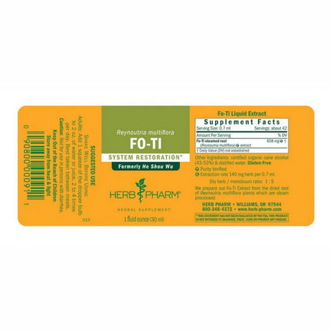 Herb Pharm, Ho Shou WU Extract, 1 Oz