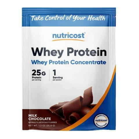 Nutricost, Whey Protein Concentrate Milk Chocolate, 1 Serving
