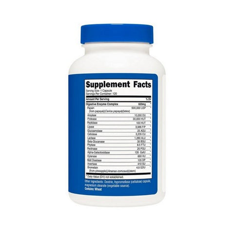 Nutricost, Digestive Enzymes, 620 Mg, 120 Caps