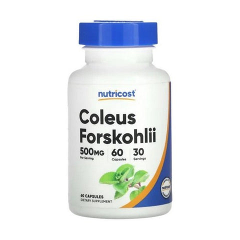 Nutricost, Coleus Forskohlii Capsules, 500 Mg, 60 Count
