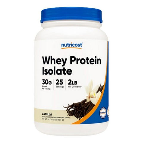 Nutricost, Grass-Fed Whey Protein Isolate Powder Vanilla, 2 Lbs