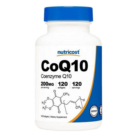 Nutricost, CoQ10 Softgels, 200 Mg, 120 Count