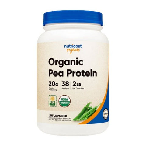Nutricost, Organic Pea Protein Isolate Powder, 2 Lbs