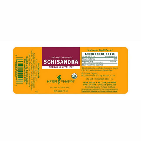 Herb Pharm, Schisandra Extract, 1 Oz