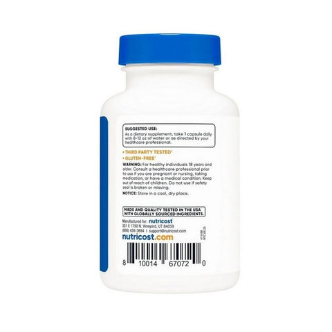 Nutricost, Hyaluronic Acid, 100 Mg, 120 Count