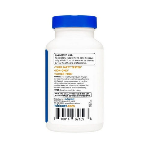 Nutricost, Zinc Chelate, 50 Mg, 120 Caps