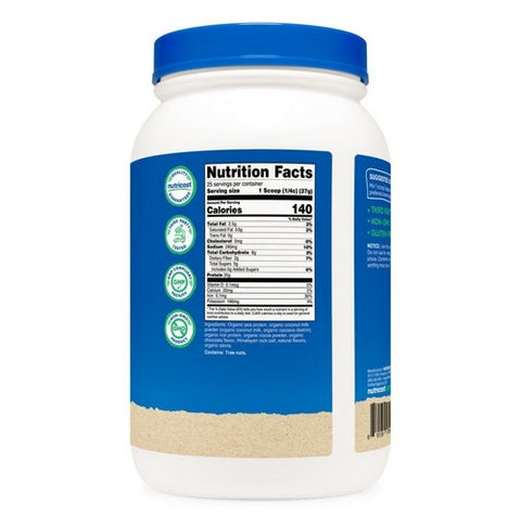 Nutricost, Organic Vegan Protein Chocolate, 2 Lbs