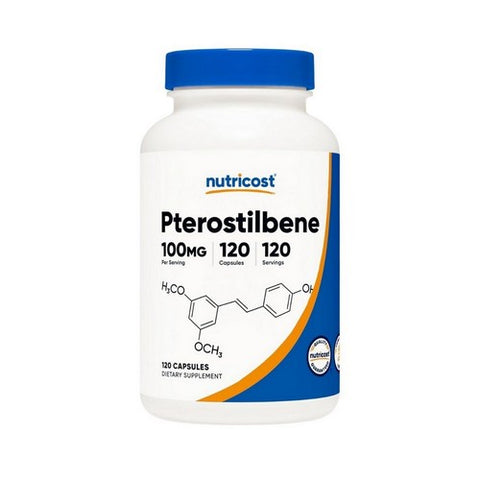Nutricost, Pterostilbene Capsules, 100 Mg, 120 Count