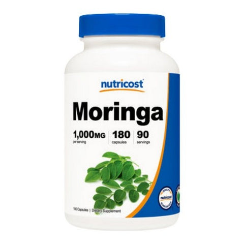 Nutricost, Moringa Capsules, 1000 Mg, 180 Count