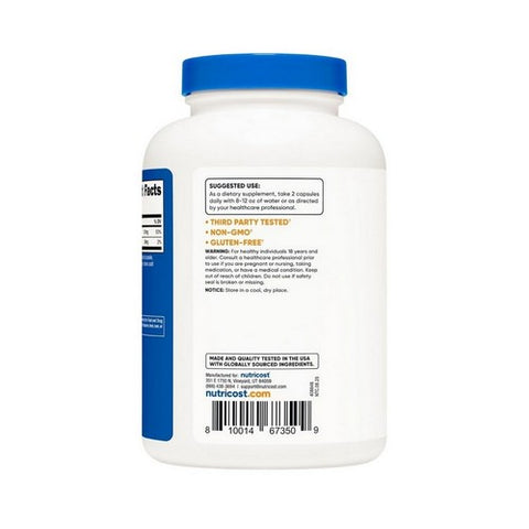 Nutricost, Potassium Magnesium Citrates Capsules, 99/210 Mg, 240 Count