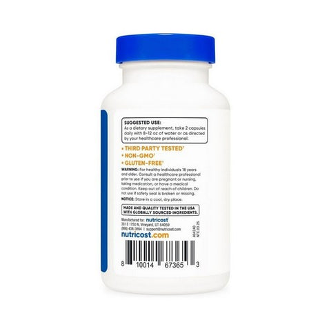 Nutricost, Magnesium Orotate Capsules, 1000 Mg, 120 Count