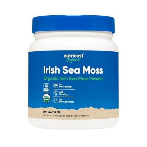 Nutricost, Organic Irish Sea Moss Powder Unflavoured, 1 Lb