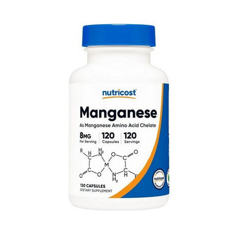 Nutricost, Manganese Capsules, 8 Mg, 120 Count