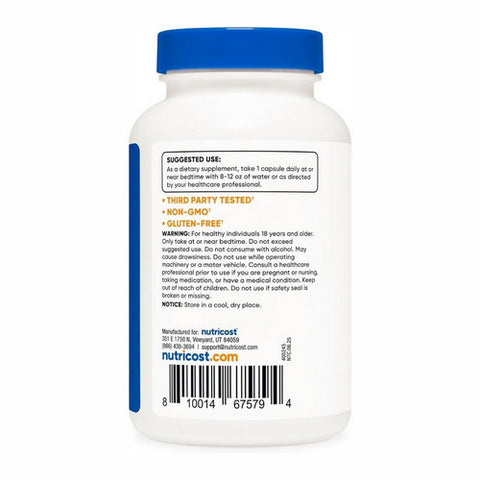 Nutricost, Melatonin Capsules, 20 Mg, 240 Count