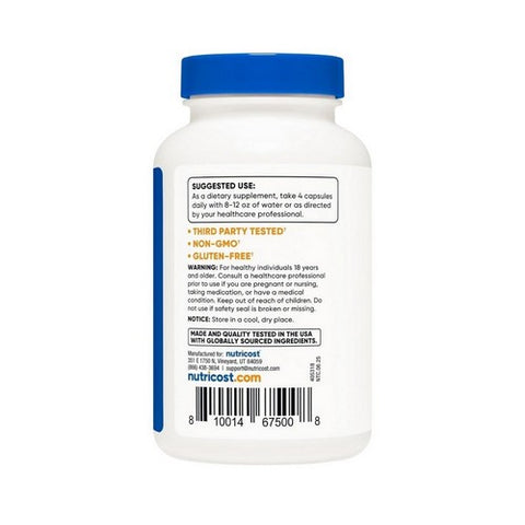 Nutricost, L-Leucine Capsules, 2000 Mg, 120 Count