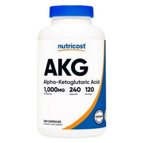 Nutricost, AKG Capsules, 1000 Mg, 240 Count