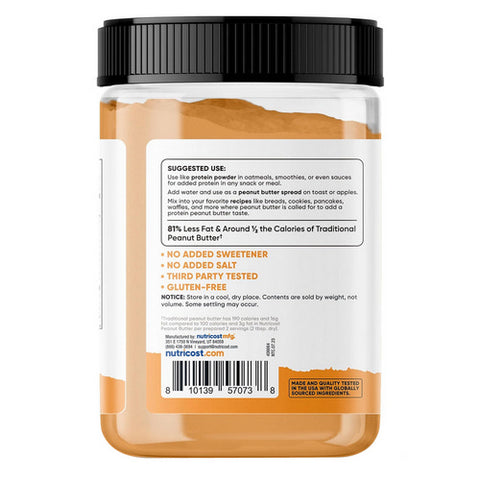 Nutricost, Pantry Peanut Butter Powder Flour, 12.5 Oz