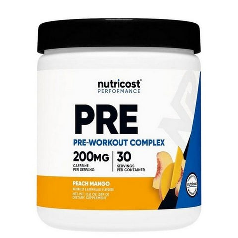 Nutricost, Preworkout Complex Peach Mango, 30 Serving
