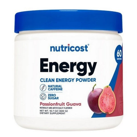Nutricost, Energy Complex Powder Passionfruit Guava, 60 Servings