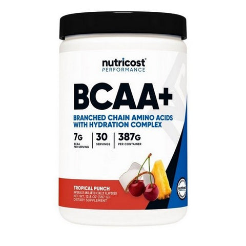 Nutricost, BCAA + Hydration Powder Tropical, 30 Serving