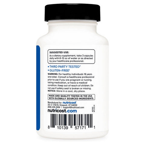 Nutricost, MyHMB Capsules, 1500 Mg, 60 Count