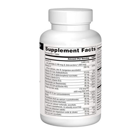 Source Naturals, Mega-One No Iron, 30 Tabs