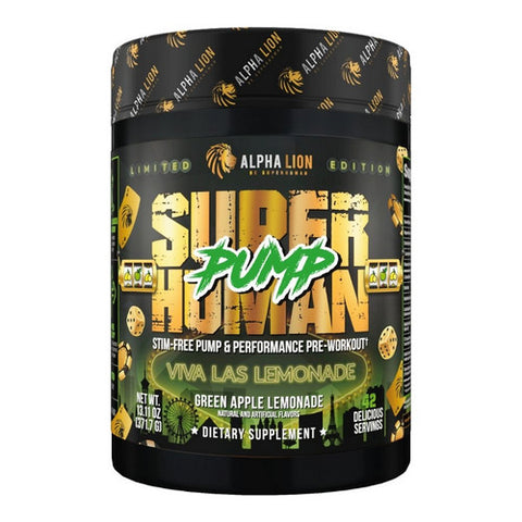 Alpha Lion, Super Human Pump Viva Las Lemonade, 360 Grams