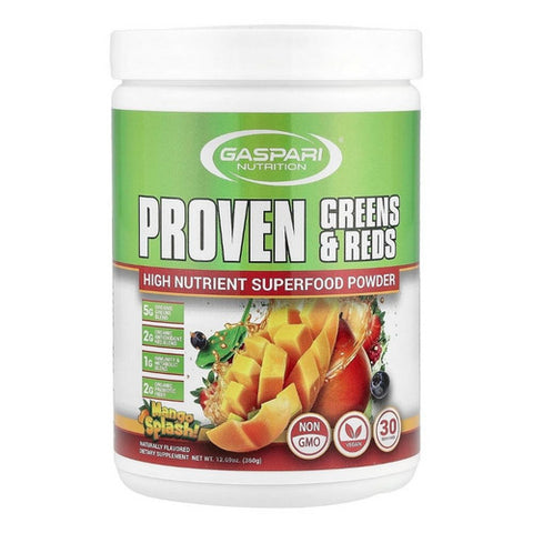 Greens And Reds Mango Splash 360 Grams by Gaspari Nutrition