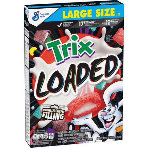 General Mills, Trix Loaded Cereal Large Size, 13 Oz (Case Of 12)