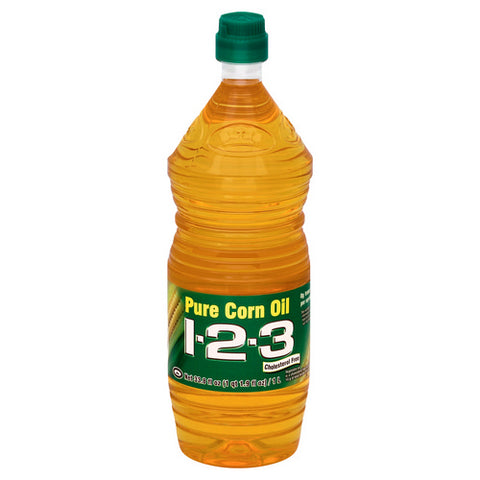 1.2.3, Corn Oil, 33 Oz (Case Of 12)