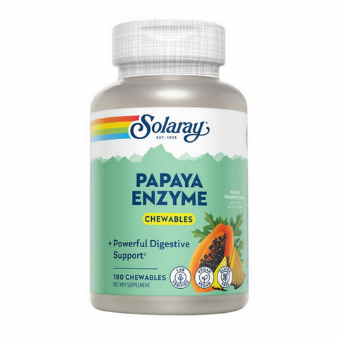 Solaray, Papaya Enzyme, 180 Count