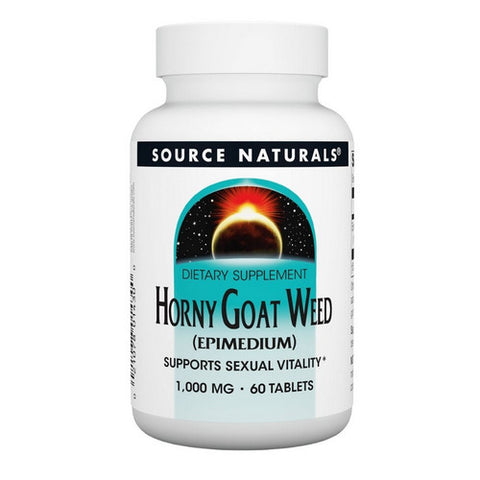 Source Naturals, Horny Goat Weed, 1000 MG, 60 Tabs
