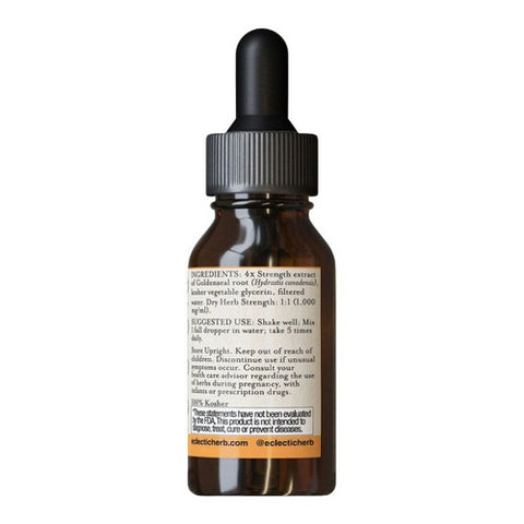 Eclectic Herb, Goldenseal - Liquid, 1 Oz Alcohol free