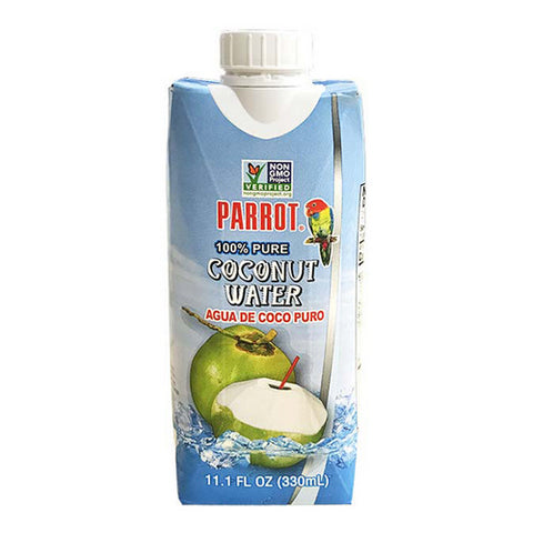 Parrot, 100% Pure coconut water, 11.1 Oz (Case Of 12)