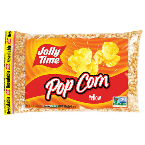 Jollytime, Yellow Popcorn, 4 LB (Case Of 6)