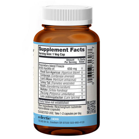 Eclectic Herb, Original 7 Mushrooms, 30 Caps