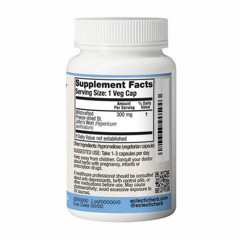 Eclectic Herb, St. John's Wort, 300 Mg, 120 Caps