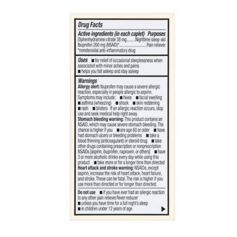 Foster And Thrive, Ibuprofen PM, 200 Mg, 40 Caps