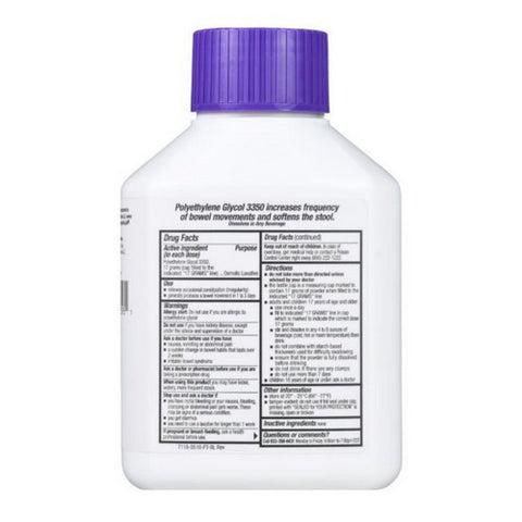 Foster And Thrive, Clearlax Polyethylene, 17.9 Oz