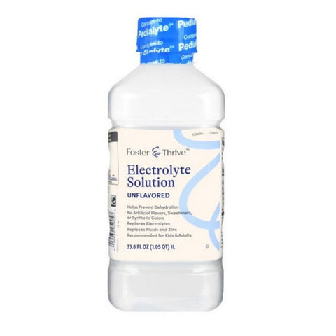 Foster And Thrive, Electrolyte Solution Unflavored, 33.8 Oz