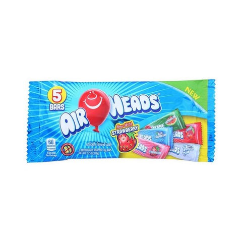 Airhead Five Bar Pack Assorted Flavors 2.75 Oz (Case Of 18) by Airheads