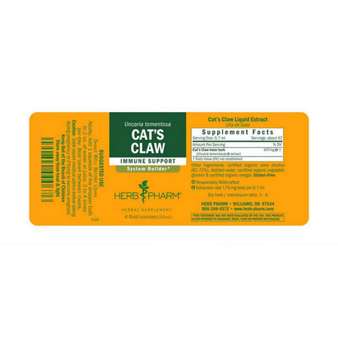 Herb Pharm, Cat's Claw Extract, 4 Oz